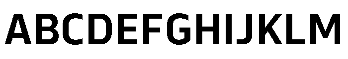 Serca Semi Bold Font UPPERCASE