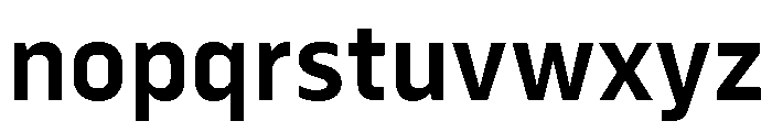 Serca Semi Bold Font LOWERCASE