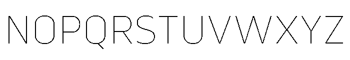 Serca Thin Font UPPERCASE