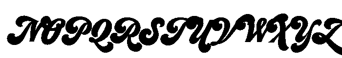 Seventies Regular Font UPPERCASE