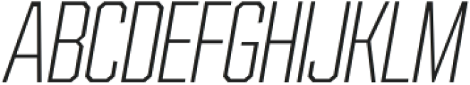 SF SUPER 01 THIN ITALIC otf (100) FONT