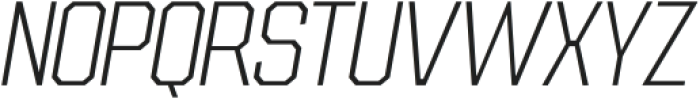 SF SUPER 02 THIN ITALIC otf (100) Font LOWERCASE