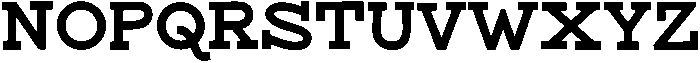 SFC Gazie Slab otf (400) Font LOWERCASE