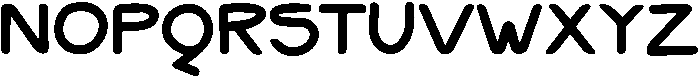 SFC Ham&Pasta Round otf (400) Font UPPERCASE