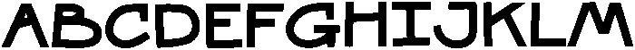 SFC Ham&Pasta Square otf (400) Font UPPERCASE