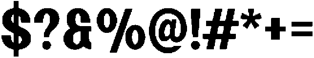 SFC Palmora Condensed otf (400) Font OTHER CHARS