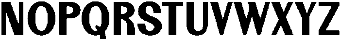 SFC Palmora Condensed otf (400) Font UPPERCASE