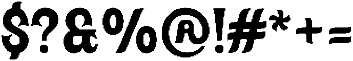 SFC Solanora Bold otf (700) Font OTHER CHARS