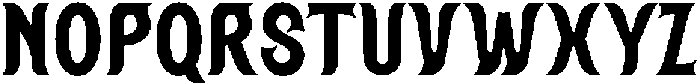 SFC Solanora Bold ttf (700) Font UPPERCASE
