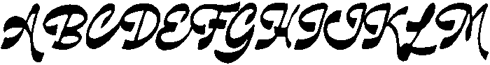 SFC South Baron Regular otf (400) Font UPPERCASE