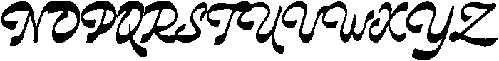 SFC South Baron Regular otf (400) Font UPPERCASE