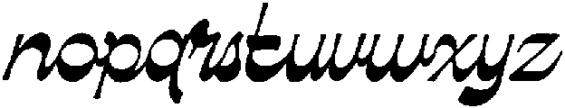 SFC South Baron Regular otf (400) Font LOWERCASE