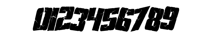 SF Aftershock Debris Condensed Italic Font OTHER CHARS