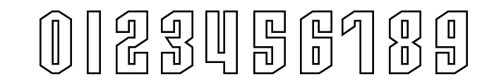 SF Archery Black Outline Font OTHER CHARS
