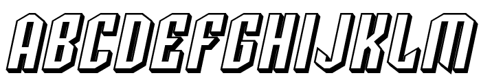 SF Archery Black SC Shaded Oblique Font UPPERCASE