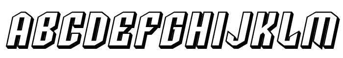SF Archery Black SC Shaded Oblique Font LOWERCASE