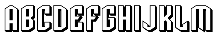 SF Archery Black Shaded Font UPPERCASE