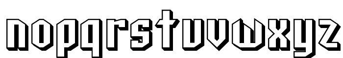 SF Archery Black Shaded Font LOWERCASE