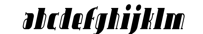 SF Avondale Cond Italic Font LOWERCASE