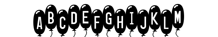 SF Balloons Thin Font LOWERCASE