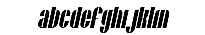 SF Baroquesque Extended Oblique Font LOWERCASE