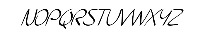 SF Burlington Script SC Italic Font LOWERCASE