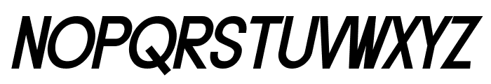 SF Buttacup Lettering Bold Oblique Font UPPERCASE