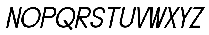 SF Buttacup Lettering Oblique Font UPPERCASE