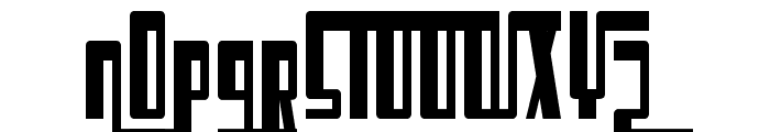 SF Cosmic Age Condensed Font UPPERCASE