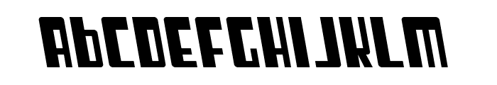 SF Cosmic Age Oblique Font LOWERCASE