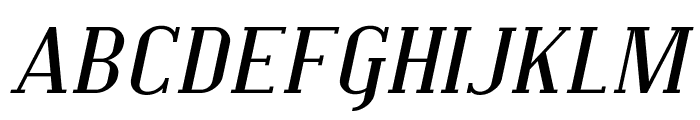SF Covington Exp Italic Font UPPERCASE