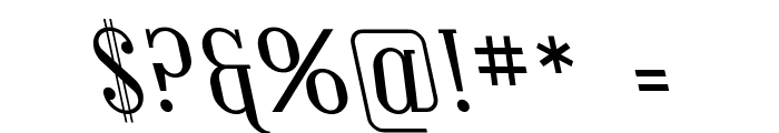 SF Covington SC Rev Italic Font OTHER CHARS