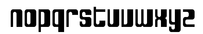 SF DecoTechno Condensed Font LOWERCASE