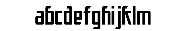 SF Electrotome Condensed Font LOWERCASE