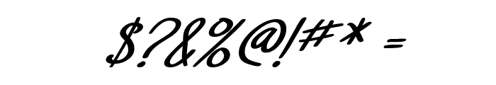 SF Foxboro Script Bold Italic Font OTHER CHARS