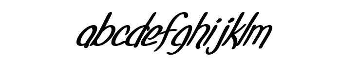 SF Foxboro Script Bold Italic Font LOWERCASE