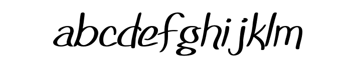 SF Foxboro Script Extended Font LOWERCASE