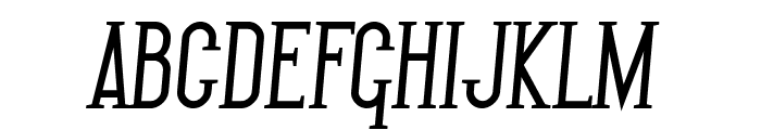 SF Gothican Bold Italic Font UPPERCASE