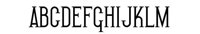 SF Gothican Bold Font UPPERCASE