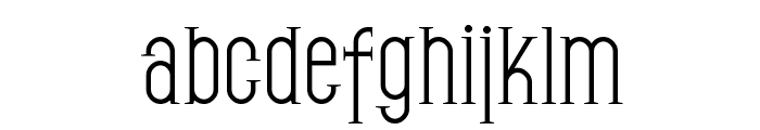 SF Gothican Font LOWERCASE