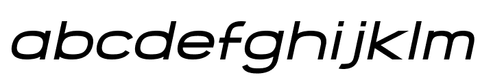 SF Grandezza Medium Oblique Font LOWERCASE