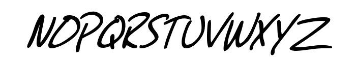 SF Grunge Sans SC Italic Font UPPERCASE