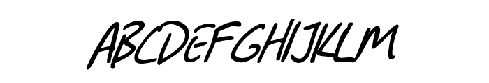 SF Grunge Sans SC Italic Font LOWERCASE