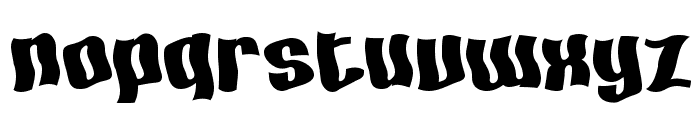 SF Hallucination Extreme Font LOWERCASE