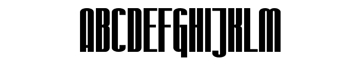 SF Iron Gothic Bold Font UPPERCASE