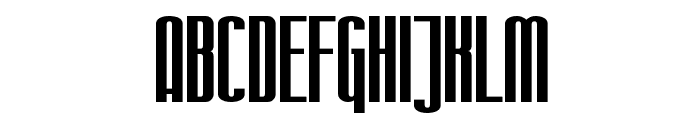 SF Iron Gothic Font UPPERCASE