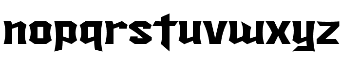SF Ironsides Extended Font LOWERCASE