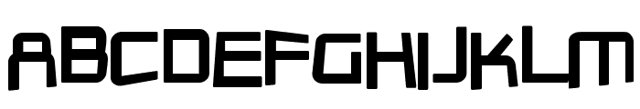 SF Outer Limits DistUpright Font LOWERCASE