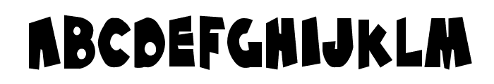 SF Pale Bottom Condensed Font LOWERCASE