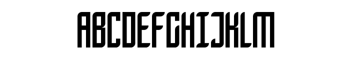SF Piezolectric Condensed Font UPPERCASE